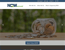 Tablet Screenshot of nowaccount.com